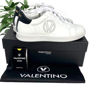 NIB VALENTINO ​​Eagle Leather Low Top Sneakers SIZE 8
